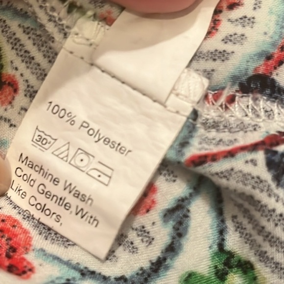 Emery Rose Floral Kimono Open Cardigan Boho Beach Tassels, size 2XL (runs small) - Picture 13 of 14